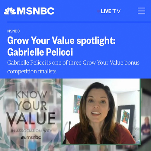 MSNBC Grow Your Value spotlight: Gabrielle Pelicci